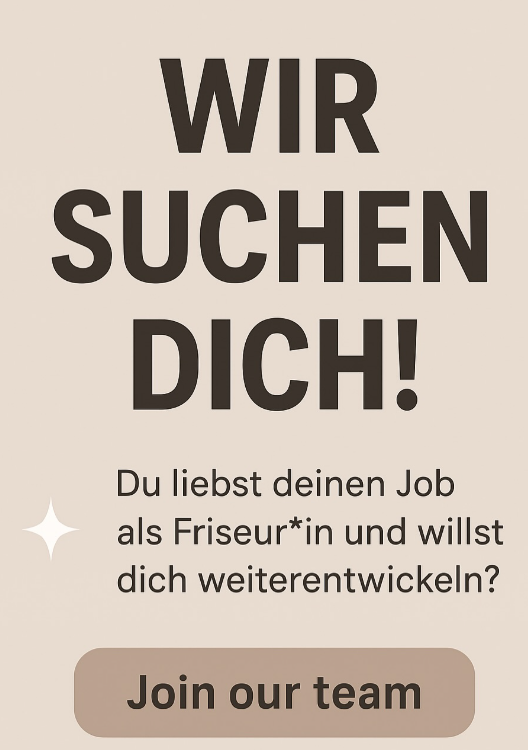 Friseurjobs in Imst -Wir stellen ein, werde jetzt Teil unseres Teams
